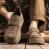 Men's Casual Sport oes 2025 New Autumn Winter Fce Lined Leather Work Loers Comfortable Breathable Low Top oes