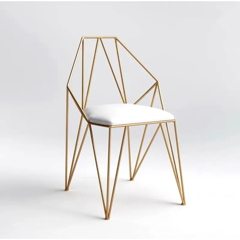 

Outdoor Modern Backrest Dining Chairs Salon Cafe Waiting Party Luxury Dining Chairs Relaxing Comedor House Furniture YX50DC