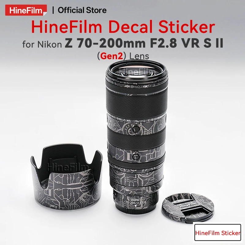 니콘 Z 70-200F2.8 VR S II 렌즈 스티커 70200 랩 커버, 니코르 Z 7..