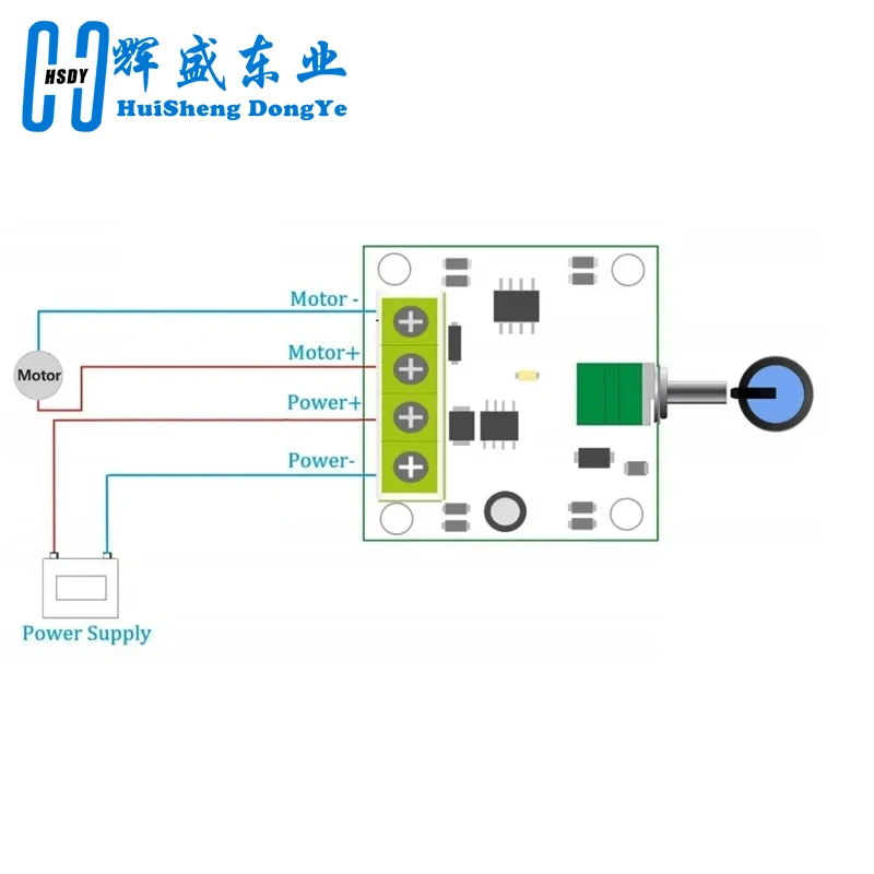 Motor Speed Controller DC 1.8V 3V 5V 6V 12V 2A 1803BK PWM Low Voltage Regulator Switch PWM Adjustable Drive Module
