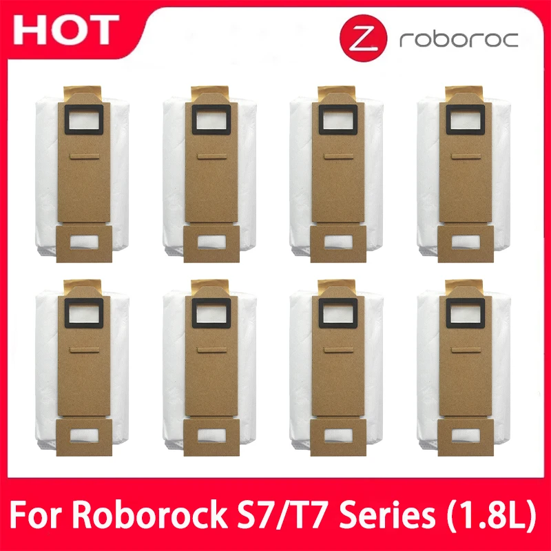 Promotion! Hot Sale Roborock T7 S Plus S7 G10 Dust Bag Robot Vacuum Cleaner Replacement Accessories Sweeping Spare Parts |