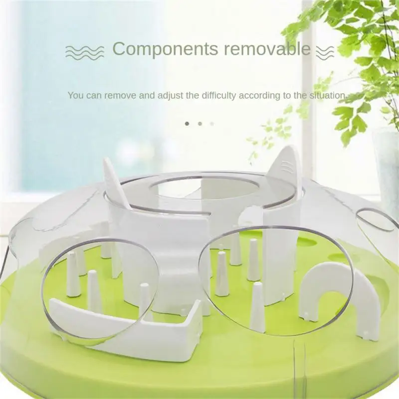 

Creative Cat Choke-proof Toy Maze Cat Maze Slow Food Device Pet Supplies Cat Toys Puzzle Combination Slow Food Bowl