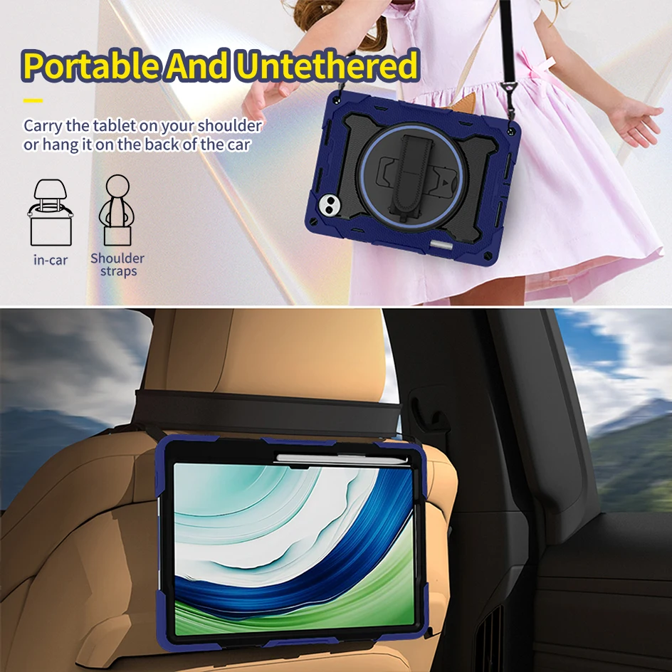 360° Rotating Armor Case with Heavy Duty Kickstand