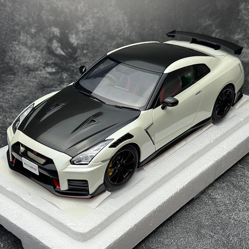 닛산 GT-R35 오토아트 1:18, 닛모 2022 스페셜 에디션, 럭셔리카 로고 모델, 자동차 모델, 휴일 선물, 정적 장식