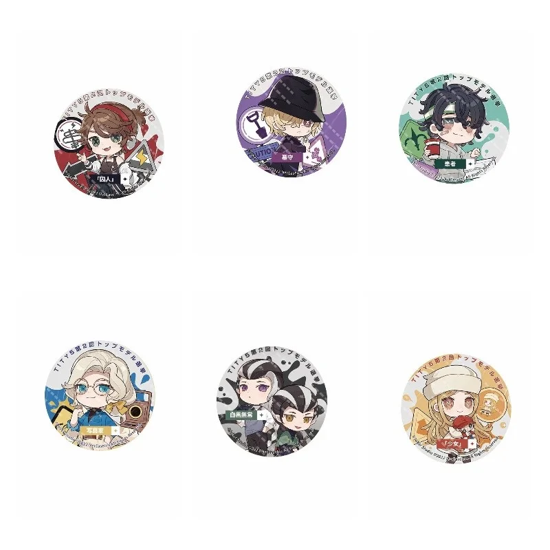 Cute Cartoon Anime Identity Ⅴ Figure Luca Balsa Andrew Kress Cosplay Distintivo In Metallo Kawaii Bag Pins Fans Regali Di Natale Spilla