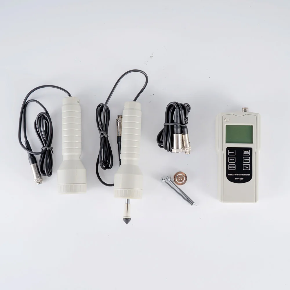 Dynamic Balance Vibration Analyzer AV-160T Vibration Tachometer Non-contact Photoelectric Tachometer Measures RPM And Hz 6