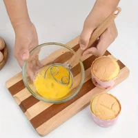 Mélangeur de pâte manuel fouet de pâte danois batteur à oeufs en acier inoxydable gâteau pâtisserie farines mélangeurs cuisine cuisson mélangeur outils 3
