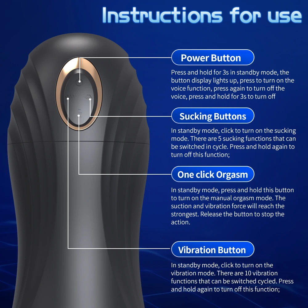 Automatic Male Masturbator With Sucking And Vibration Function_voghion.com