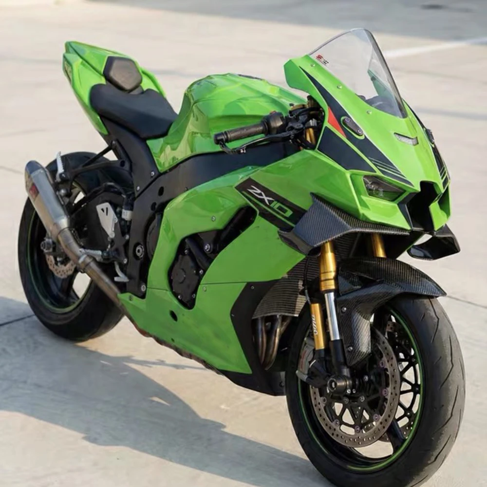 가와사키 ZX-10R ZX10R 2022-2025 윙렛 스포일러 페어링 고정 날개 ZX 10RR 초경량 날개 오토바이 액세서리