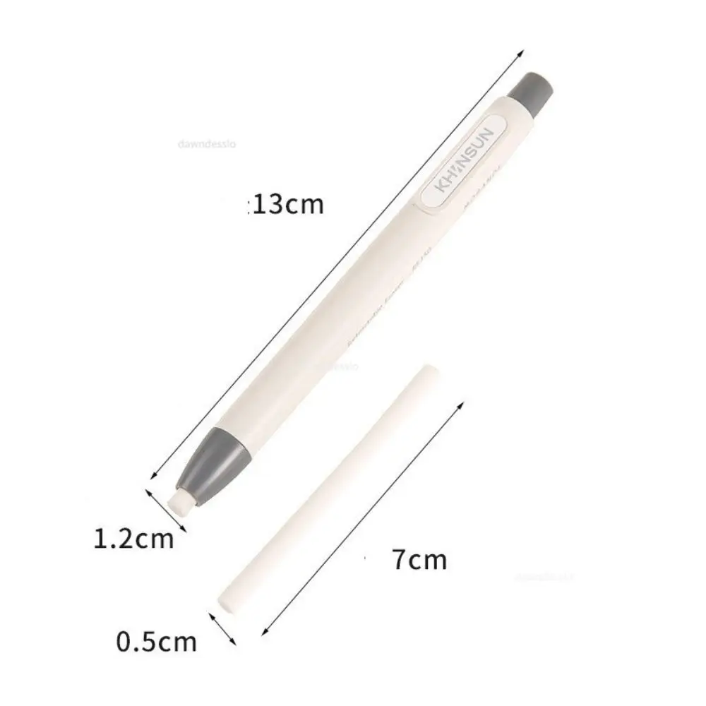 Pencil eraser retractable eraser Replaceable Core Pencil Erasers Press Type Retractable Pencil Rubber Student