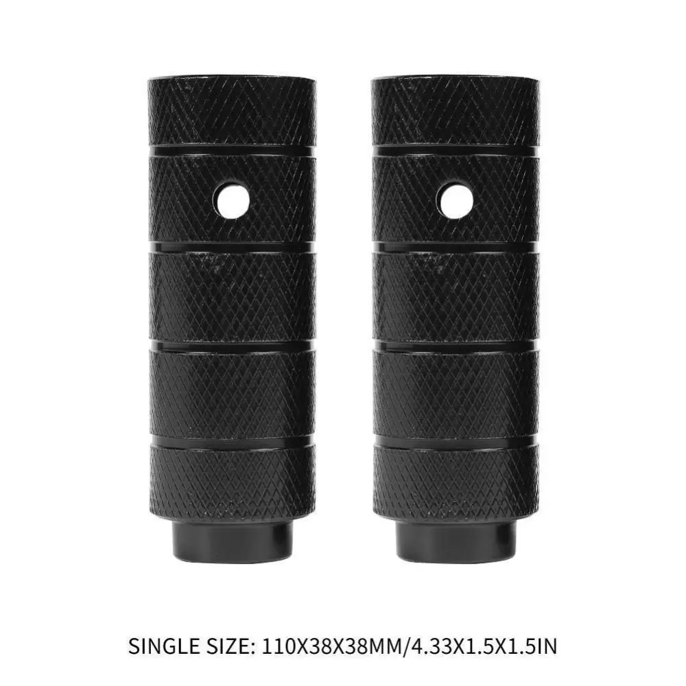 1 Pair Anti-Skid Bike Footrest Lever Axle Pegs Easy To Install Aluminum Alloy Bicycle Rear Footrest Pedals Weight-bearing