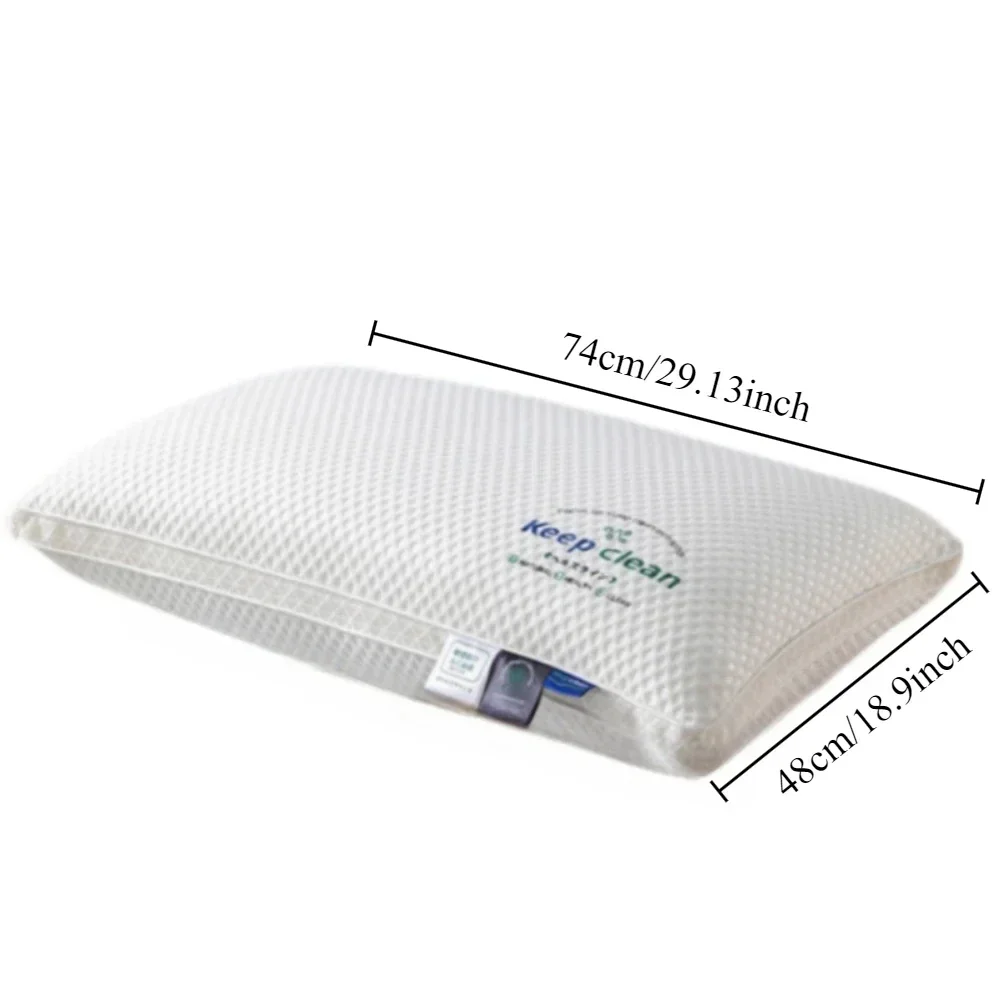 3D Neck Pillow with High Elasticity and Non Collapse, Soft Neck Protection, Single Person Sleeping Pillow Hotel Home Bedding 1PC 2