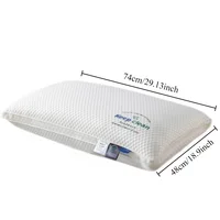 3D Neck Pillow with High Elasticity and Non Collapse, Soft Neck Protection, Single Person Sleeping Pillow Hotel Home Bedding 1PC 2