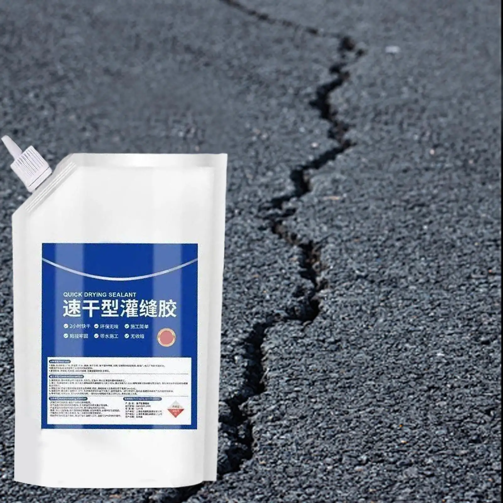 Waterproof Sealant Roof Floor Caulk Glue Concrete Joint Filling Repair Sealants Crack Repair Wall Joint Caulking Adhesive 200g
