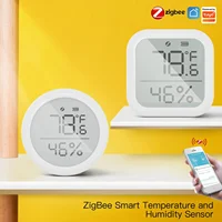 Tuya ZigBee Smart Home Temperature And Humidity Sensor With LED Screen Works With Google Assistant and Tuya Zigbee Hub