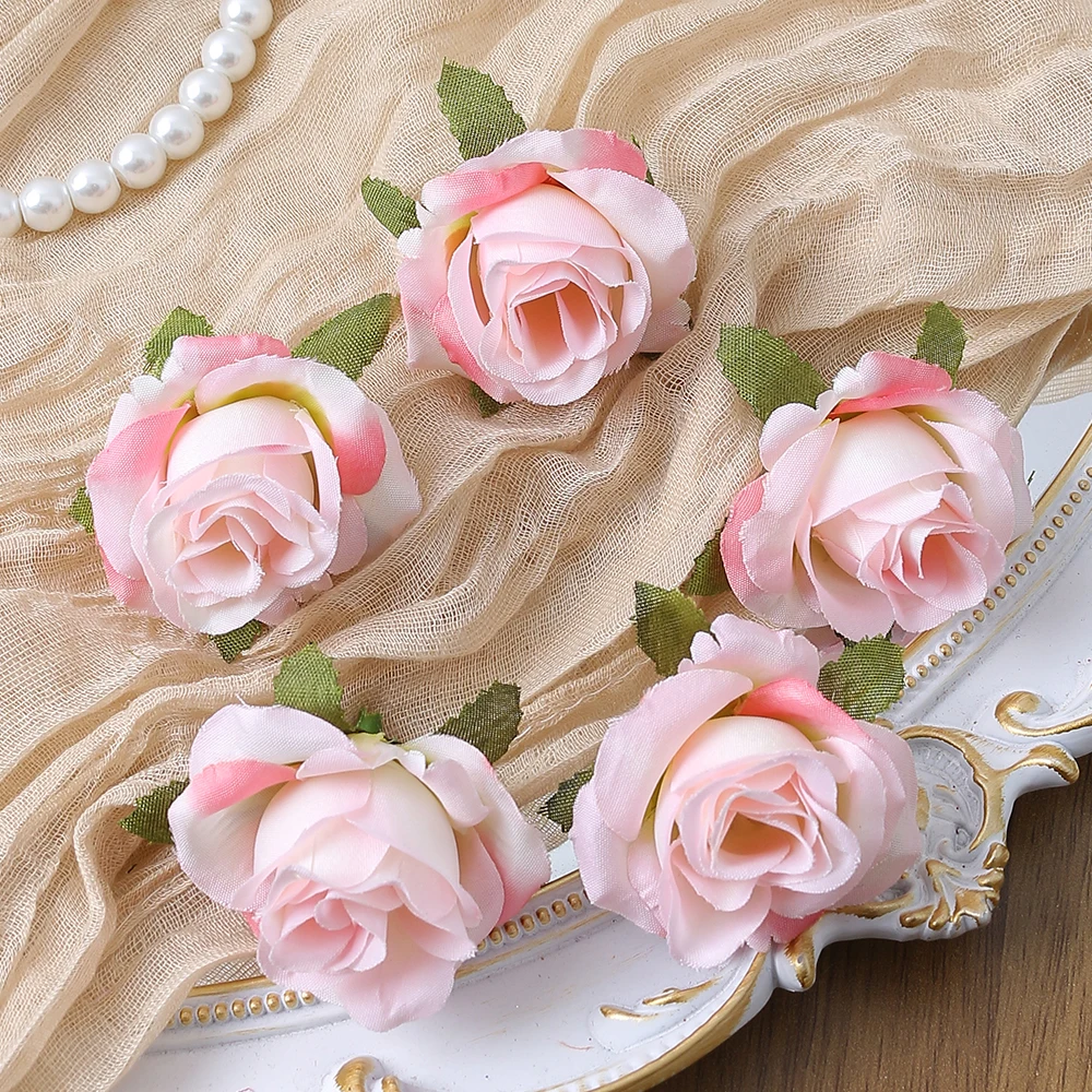 10/20pcs Rose künstliche Blumen Seide gefälschte Blumen Köpfe für zu Hause Raum dekor Hochzeits dekoration DIY Handwerk Girlande Geschenk zubehör – Detail 9