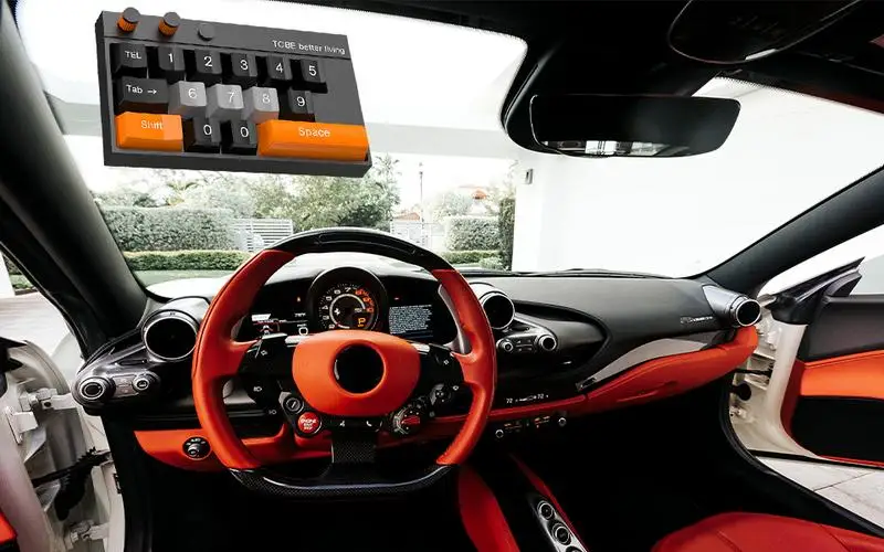 

Automobile Stop Parking Number Sign Keyboard Parking Number Sign Auto Ornament Car Interior Accessories Novel Keyboard Number