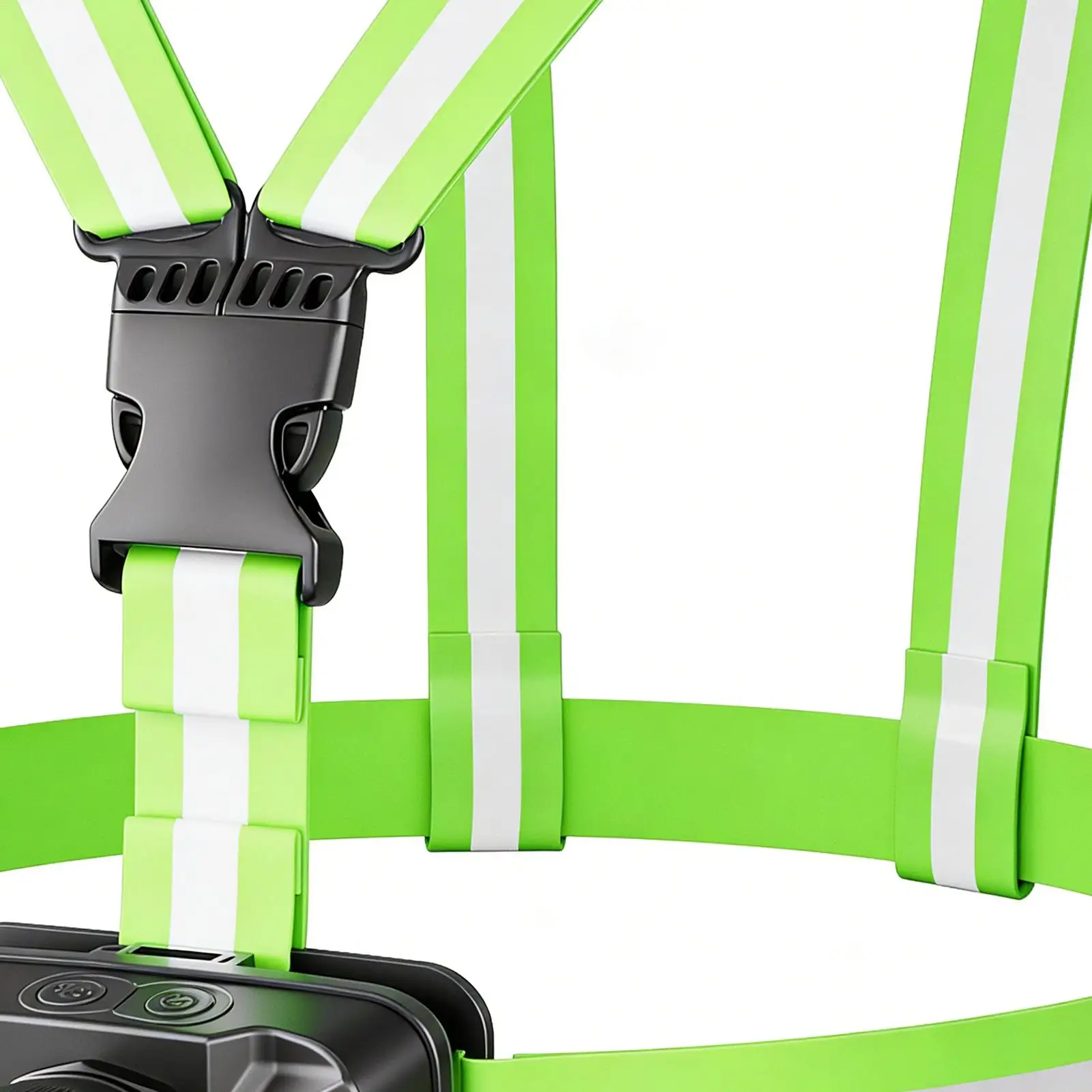 Brust-Laufleuchte 1000LM, Verstellbare LED-Lampe Wasserdichte Stirnlampe für Nachtsicherheit, Wandern Radfahren Camping Arbeit Joggen – Detail 12