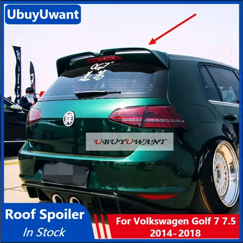 2014 - 2018 Per Volkswagen Vw Golf 7 7.5 Mk7 Gti Spoiler Lunotto Posteriore Spoiler Sul Tetto Vw Golf R R-Line Spoiler Golf7 In Fibra Di Carbonio