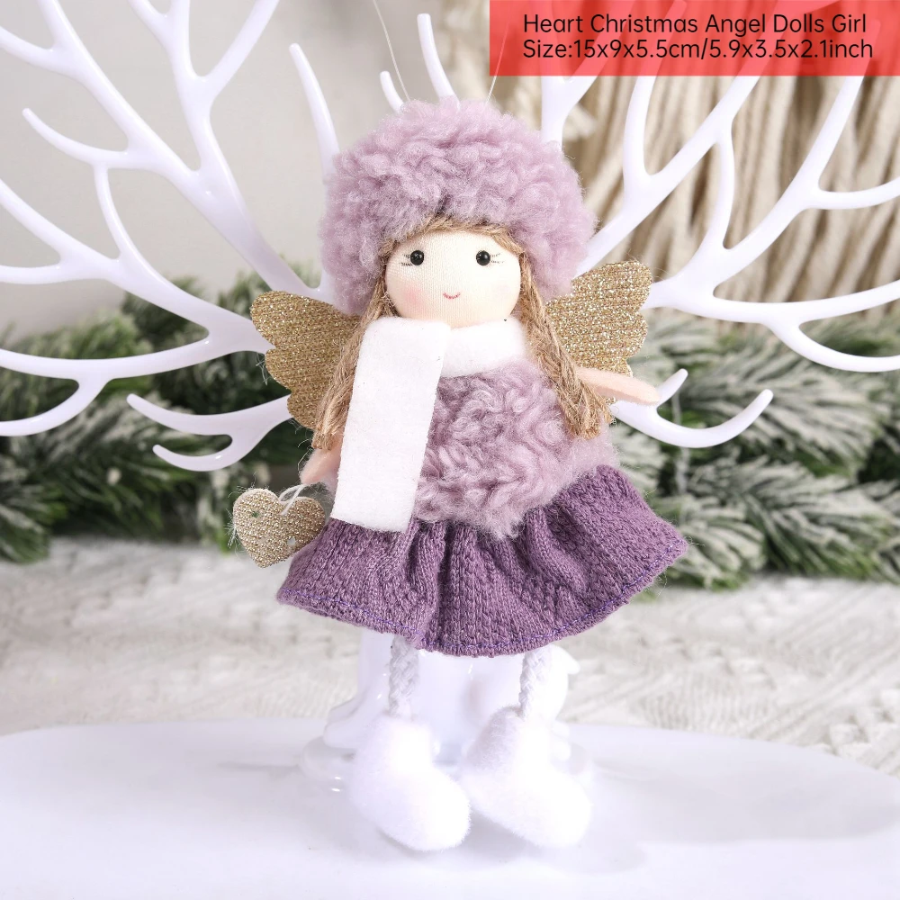 thumbnail image 1 of Muñeco de elfo de Navidad para decoración del hogar, colgante de Ángel de felpa, regalo para niños, Año Nuevo, 2024, 2023, 1 of 5