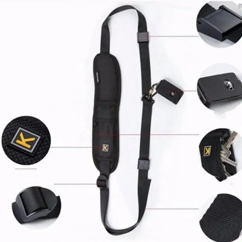 Alça de Ombro Portátil Alça de Pescoço Universal para Dslr Digital Slr Câmera Canon Nikon Sony Quick Rapid Câmera Accessories - Image 6