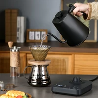 Bouilloire électrique à col de cygne 1000 ml, pour café et thé, 1200 W, théière intelligente avec contrôle de la température, chauffe rapide, 220 V 6