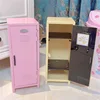 Cute Makeup Storage Cabinet Organizer Box w/lock Cosmetics Display Rack Makeup Brush lipstick for Girl Cabinet Home Bathroom 3