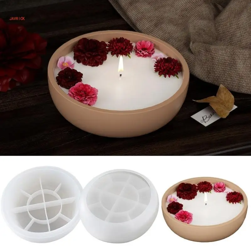 

Concret Bowl Mold Container Bowl Molds Pen Cup Gypsum Mold Flowerpot Cement Mold Silicone Resin Molds Home Decor