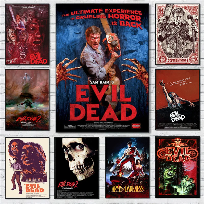 

Classic Horror Movie The Evil Dead Canvas Painting Posters And Prints Abstract Wall Art Picture For Home Room Decoration