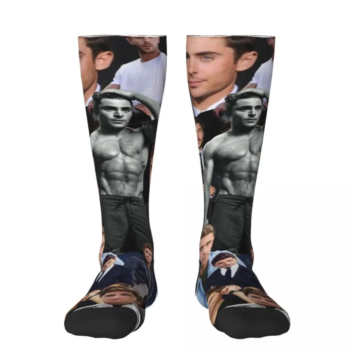 

Носки Zac Efron, Модные свободные носки в стиле хип-хоп для мужчин и женщин