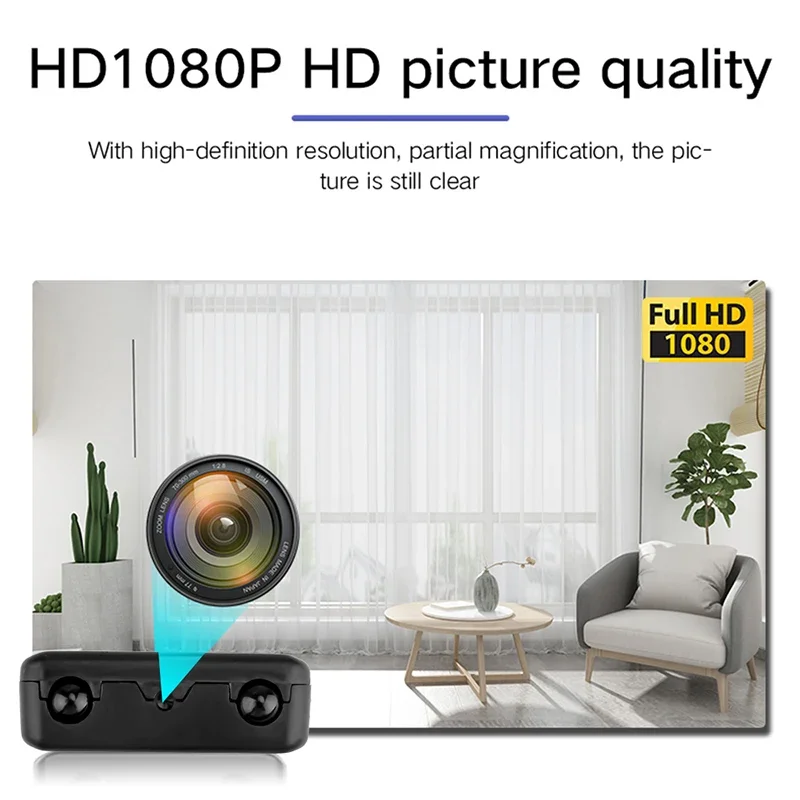 Mini Camera Full HD 4K WiFi 5G Night Vision Remote Monitoring Home Protection Waterproof Video Remind Children Kicking Quilt mini camera