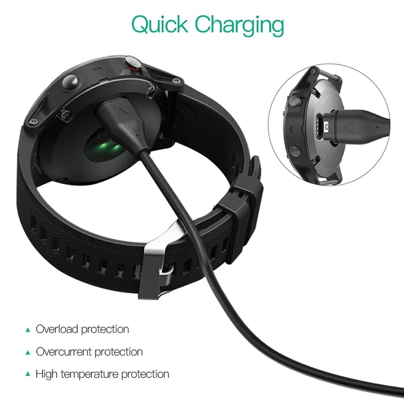 充電ケーブル Garmin Fenix 8/7/6/5/Venu3/SQ2/Active 5/4 Epix Pro