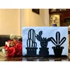 Napkin holder:Independent Tissue Dispenser/Bracket;Family Kitchen Restaurant Picnic Party Wedding Etc Table Napkin Holder/Galvan 2