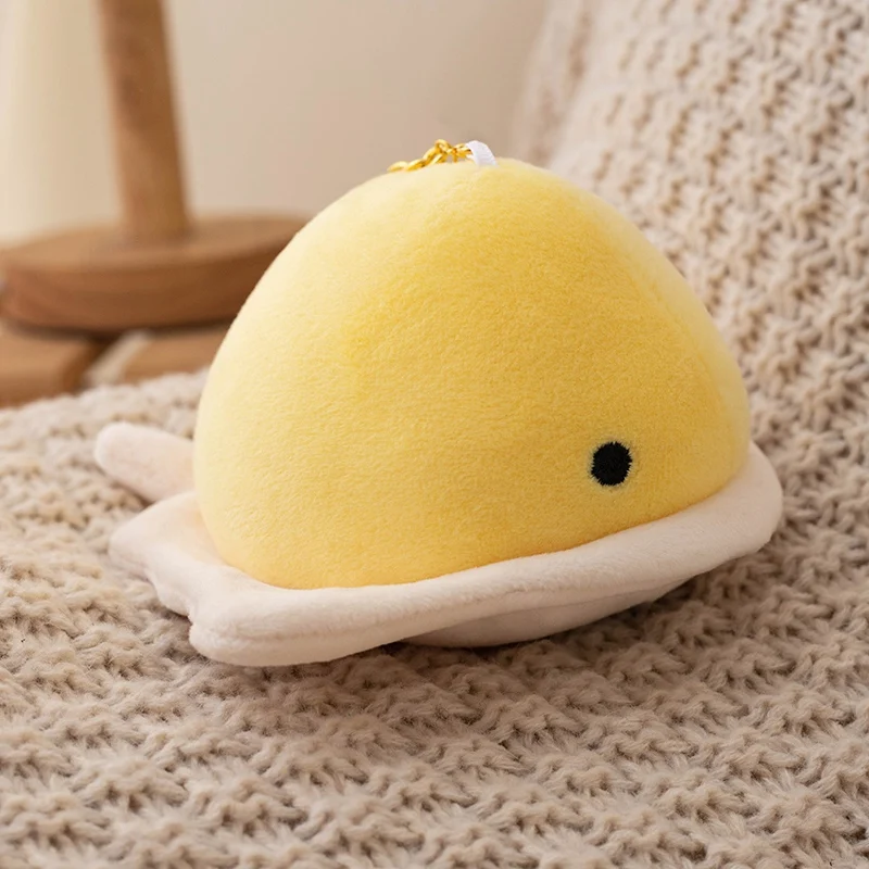 10cm Plush Whale Keychain - Soft Sea Creature Pendant