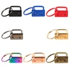 50 Pieces Keychain Split Ring Key Fob Hardware for Key Lanyard Key Chain Making 2