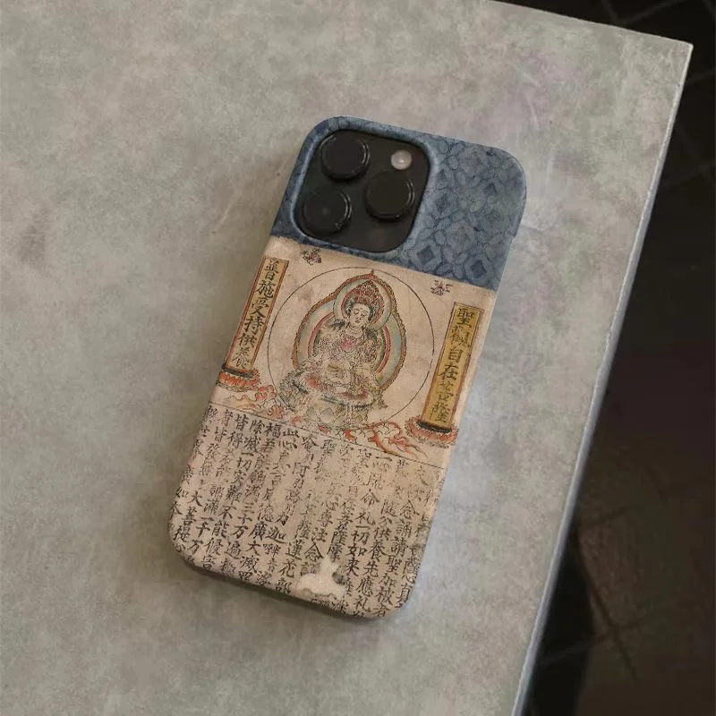 Artistic Buddha Phone Case - Religious iPhone 16 15 14 13 12 11 Pro Max Plus Cover