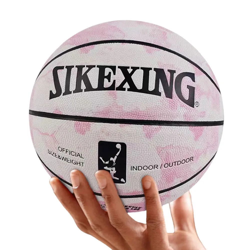 Silent Basketball Wear-Resistant Exercise Ball Size 7 Outdoor Training Ball Suitable for Indoor & Outdoor Adults