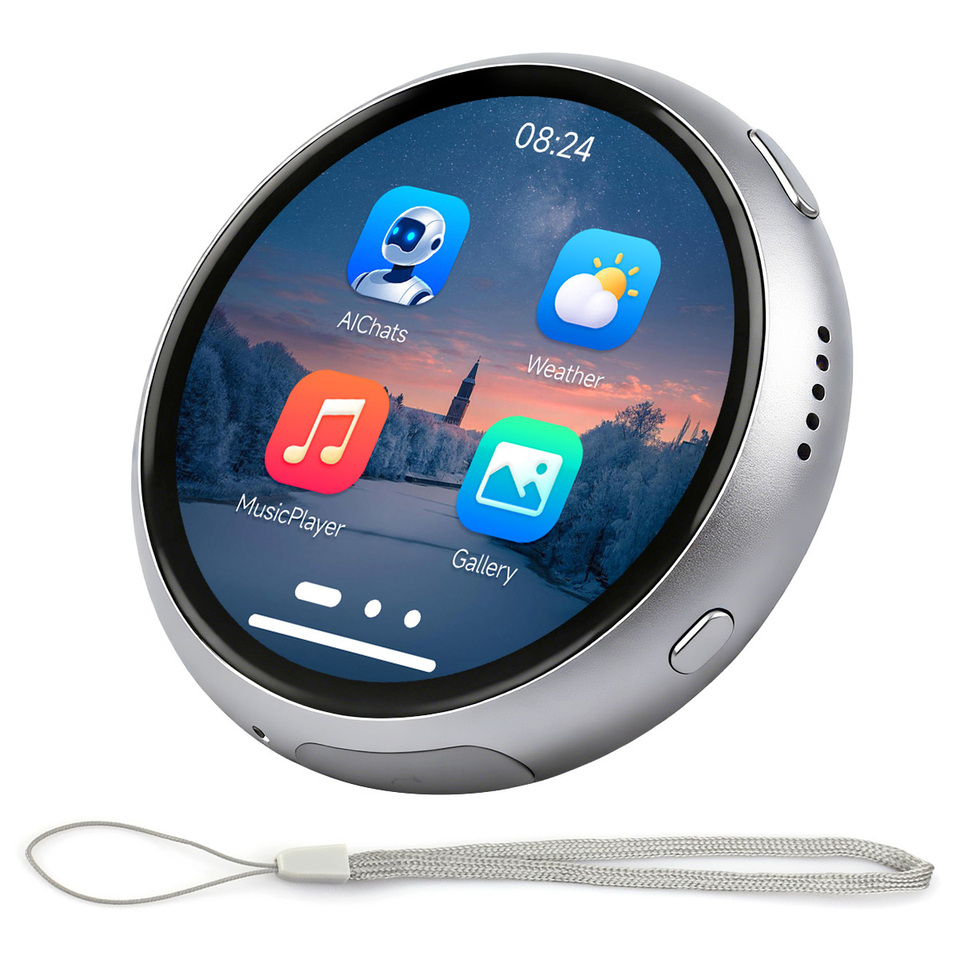 Waveshare ESP32-S3 1.75in AMOLED Round Touch Display, Onboard Dual Microphones Array, Portable Mini Display Development Board