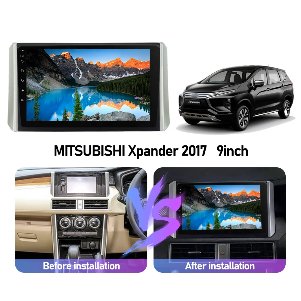 

Eunavi Android Auto GPS Navigation For Mitsubishi XPANDER 2017 Car Radio Multimedia Player Head unit 2din 2 din Carplay no dvd