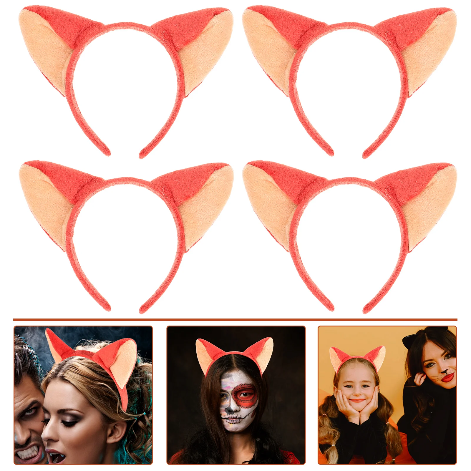 

Cartoon Ear Hair Ornaments Headband Performance Hair Simulative Halloween Party Costumes Cosplay for Halloween