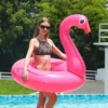 Flamingo Inflatable Pool Floats for adults,Summer Beach Swimming ring for Party,Lake floaties for girl 2