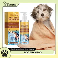 Dog Shampoo Conditioner Moisturizing for Sensitive Skin PH Balanced Anti Itching Flea Killer Dirt Mite Removal Pet Cleaning Foam 1