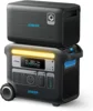 SOLIX F2000 Portable Power Station, PowerHouse 767 and 760 Expansion Battery, 4096Wh LiFePO4 Battery with 4 AC Outlets Up 1