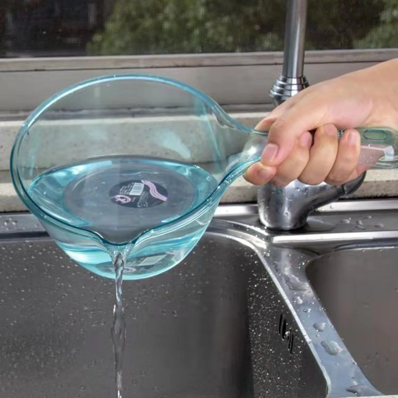 Kitchen Water Scooping Spoon Heavy Duty Washing Spoon for Bathroom Hair Washing