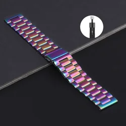 Cinturino in Acciaio Inossidabile Premium - Taglie Versatili 22mm/20mm/18mm