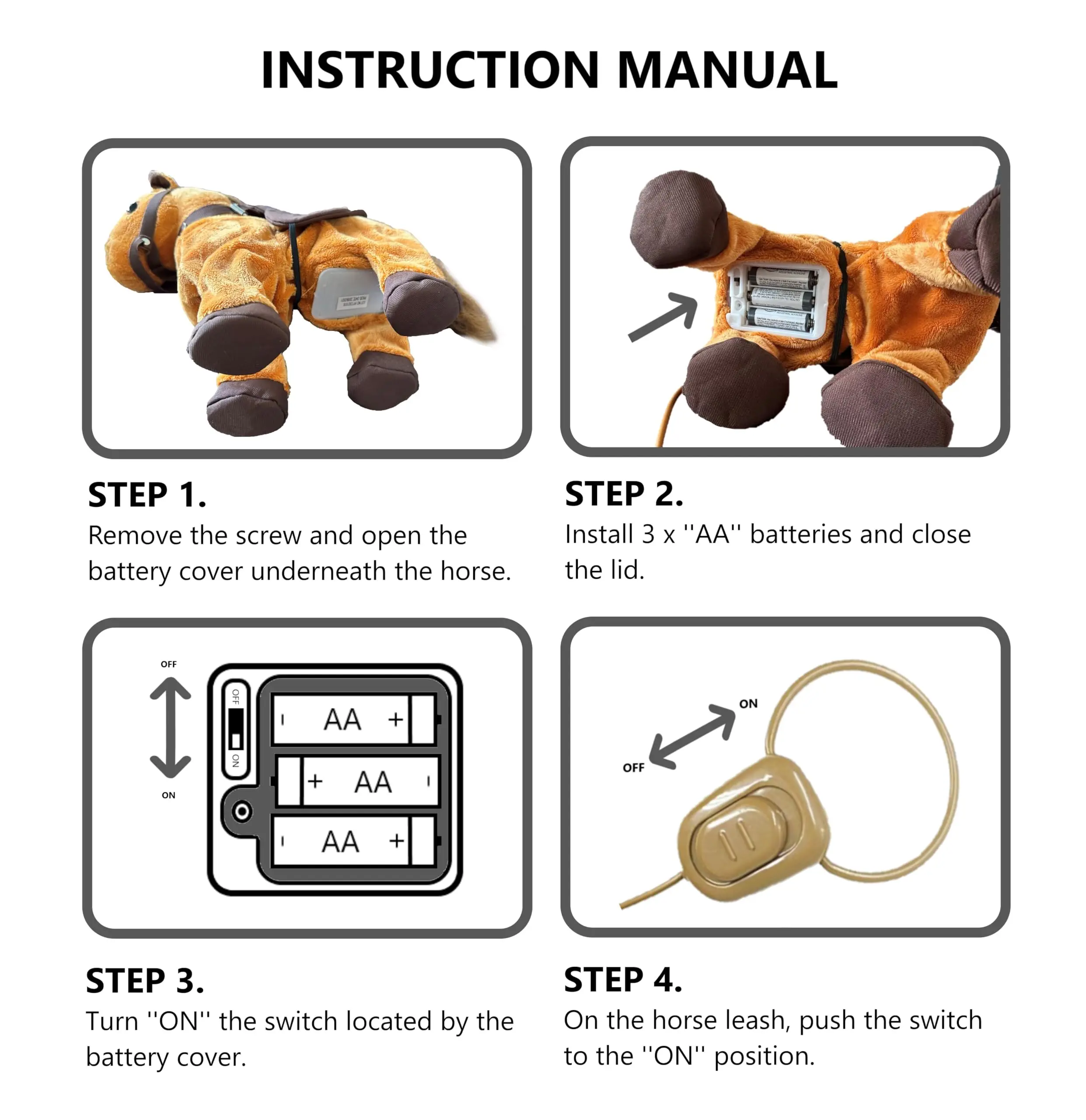 Interactive Walk Along Horse with Remote Control Leash Dancing Singing Walking Musical Pony Pet Toys For Kids plush toys electric interactive toy