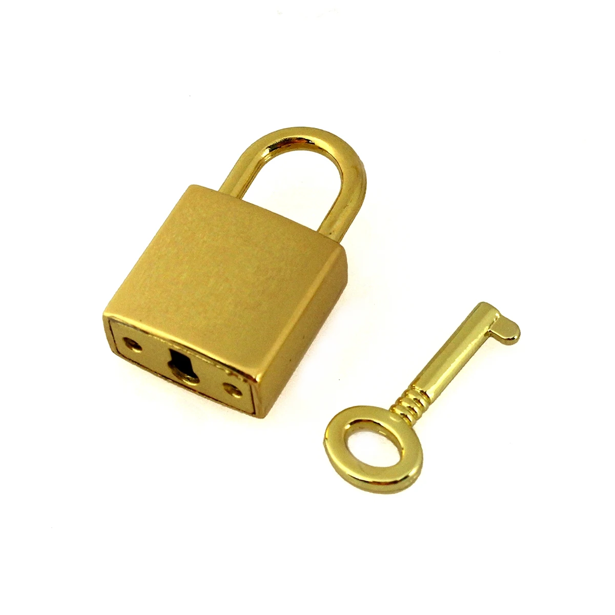 小物 PADLOCK KEY HANGER / GOLD Golden Zamak Padlock With Key: Bag Designer Hardware - Etsy