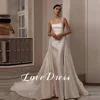 Customized Love Elegant Spaghetti Straps Sequin Bead Mermaid Stain Wedding Dress Gorgeous Backless Floor Length Bride GownS Robe 1
