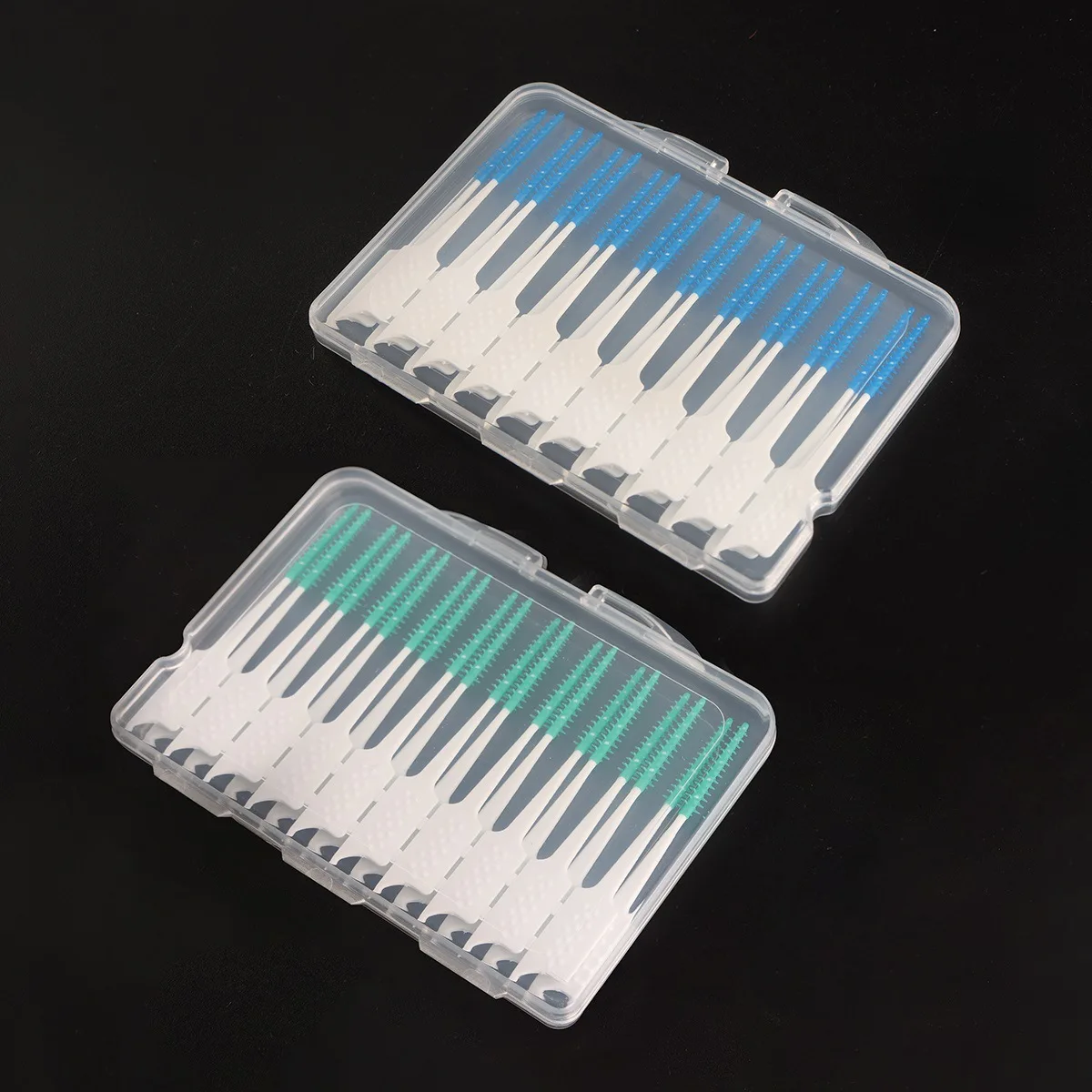 Polypropylene Interdental Brushes for Teeth Cleaning Between Teeth