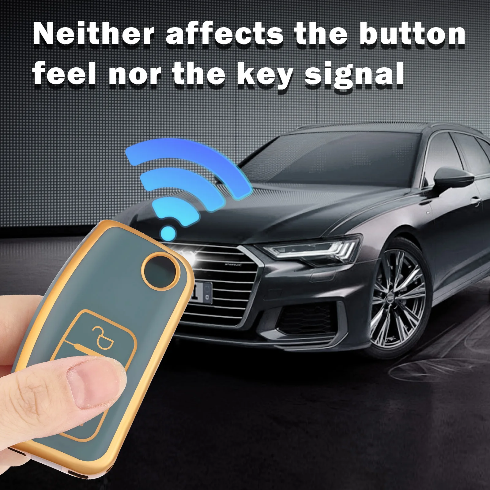 Premium Key Fob Cover Case Shell for Popular Ford Models